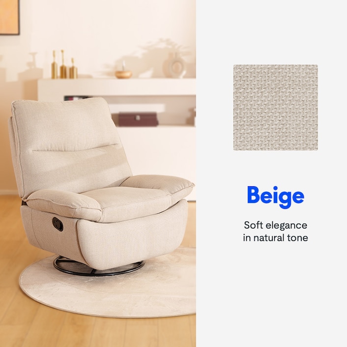 Recliner that swivels and hotsell rocks